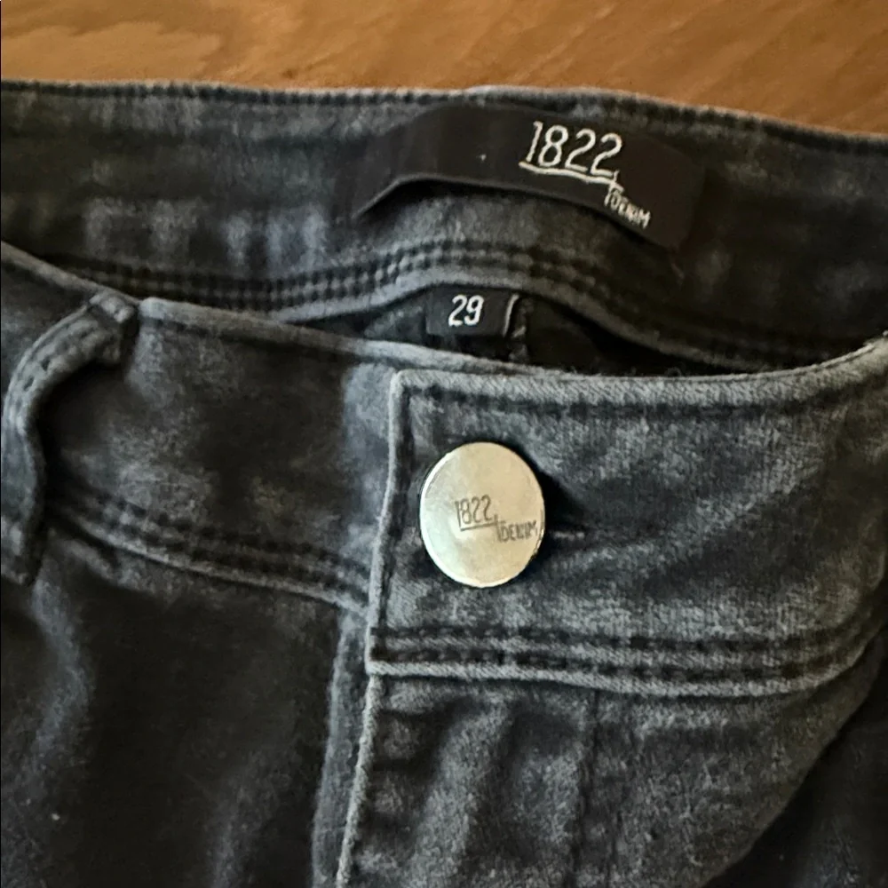 Nordstrom 1822 Denim Women's Dark Gray Black Jeans size 29 - Picture 4 of 6